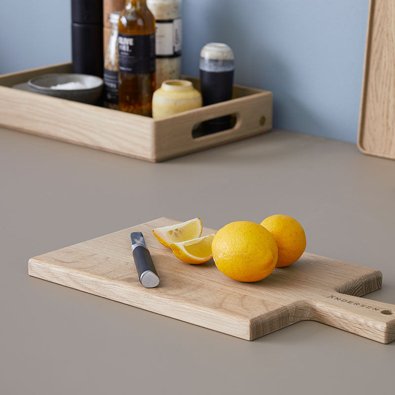 Schneidebrett 21x40 cm | Material: Eiche
