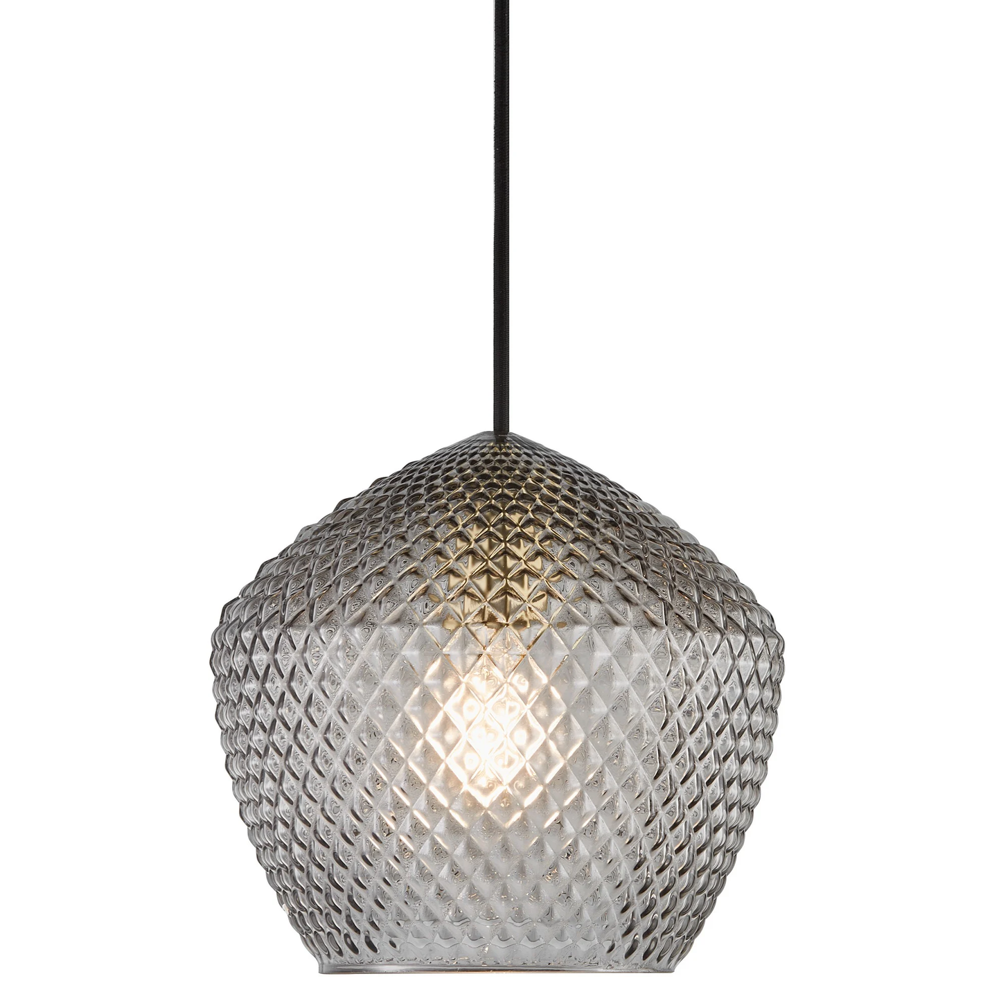 Pendelleuchte Rauchglas Ø 23 cm