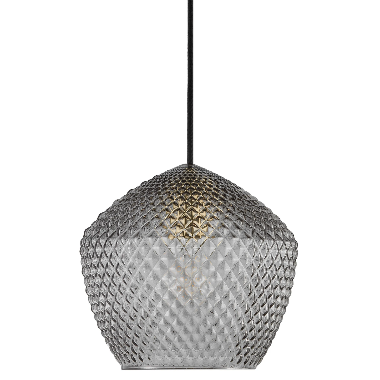Pendelleuchte Rauchglas Ø 23 cm