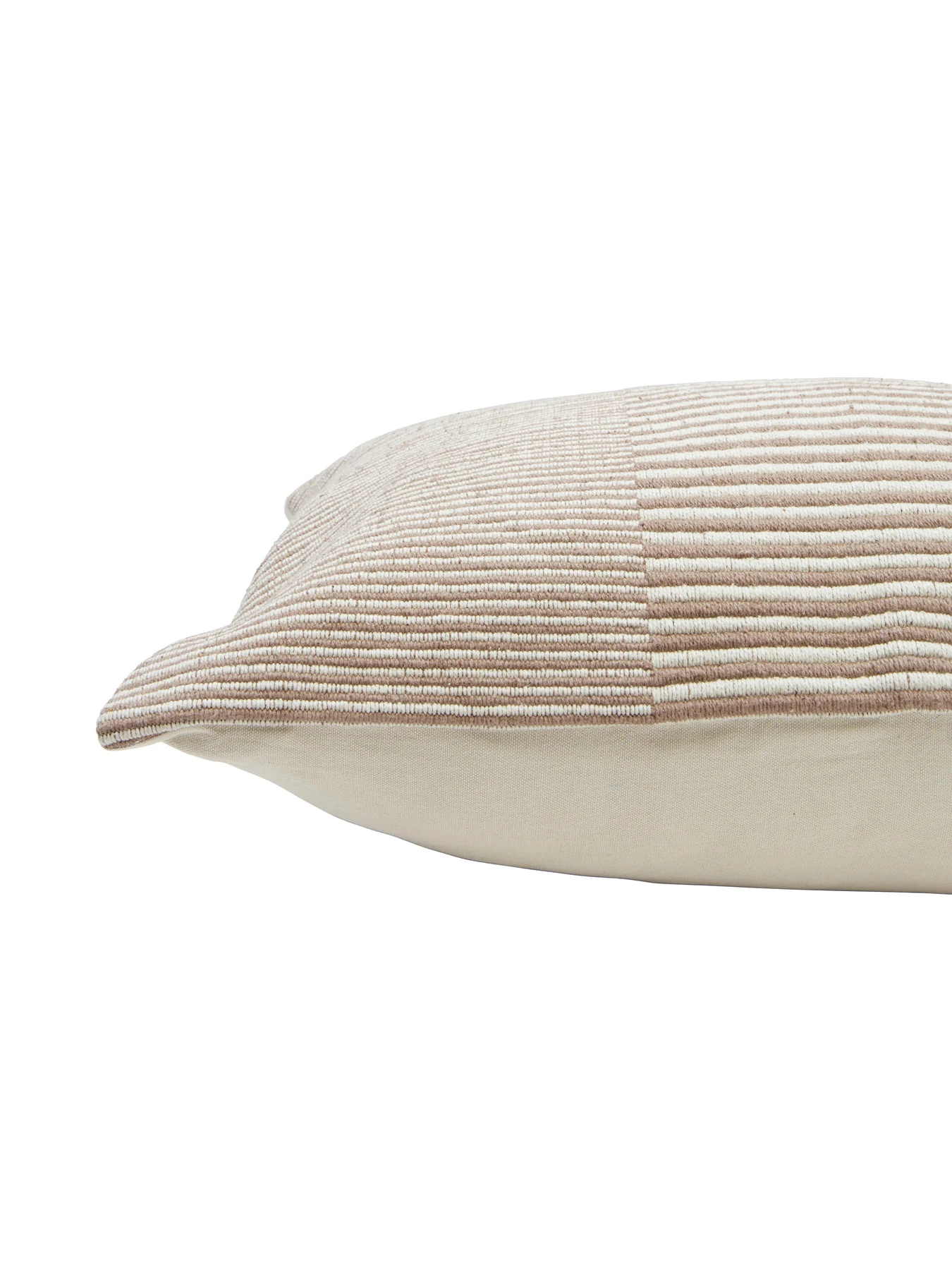 Kissen Streifen 40x60 cm | Farbe: nougat