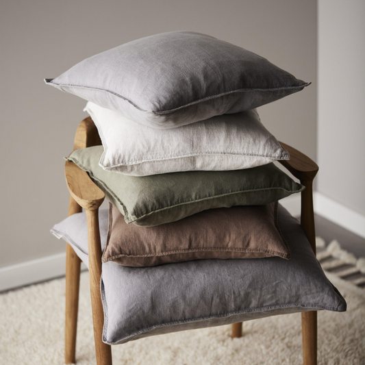 Kissen Leinen 45x45 cm | Farbe: creme