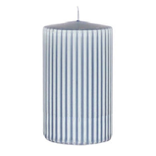 Kerze Cylinderkerze Ø 7 cm | Farbe: taubenblau