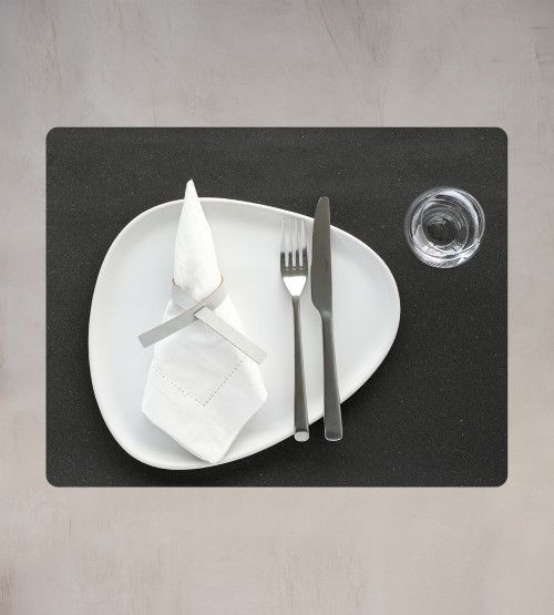 Tischset 30x43 cm | Farbe: schwarz