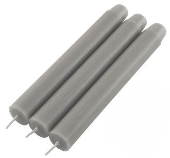 Kerze Stabkerze | Farbe: steingrau