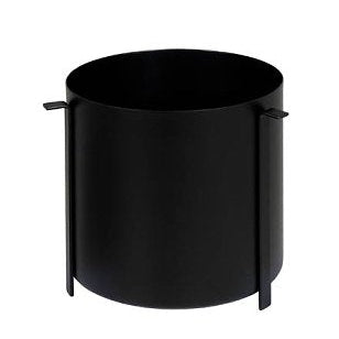Übertopf Blumentopf Ø 13 cm | Farbe: schwarz