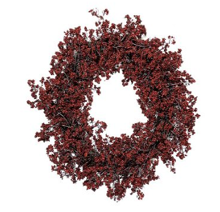 Christmas Beeren Kranz | Farbe: dunkelrot