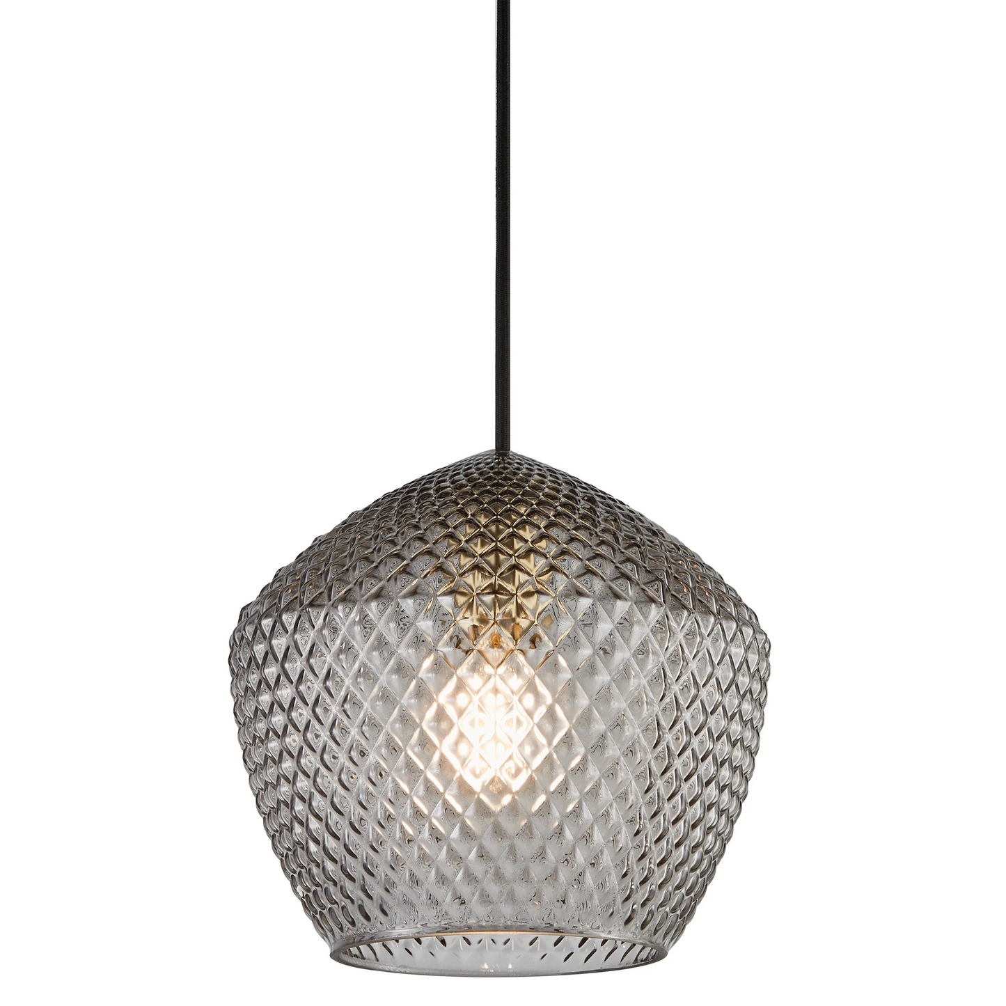 Pendelleuchte Rauchglas Ø 23 cm