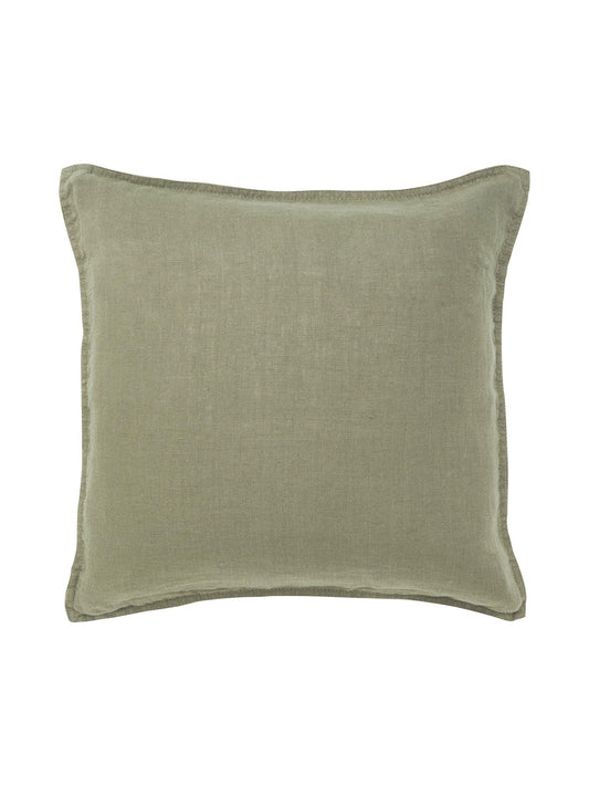 Kissen Leinenoptik 45x45 cm | Farbe: moosgrün