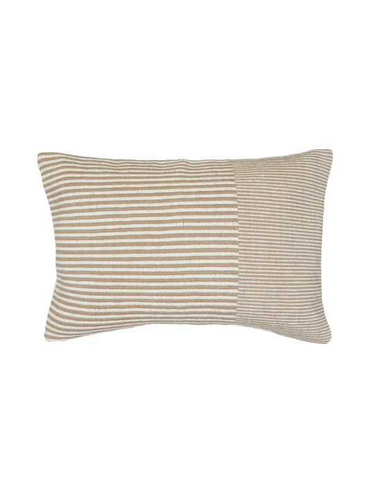 Kissen Streifen 40x60 cm | Farbe: nougat