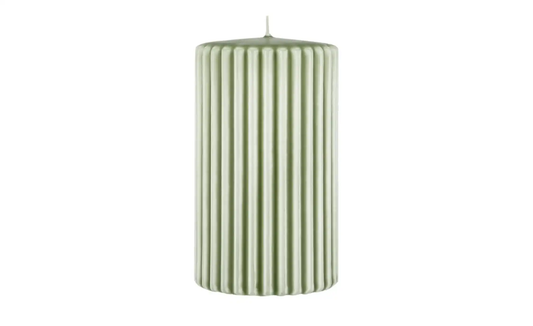 Kerze Cylinderkerze Ø 7 cm | Farbe: oliv
