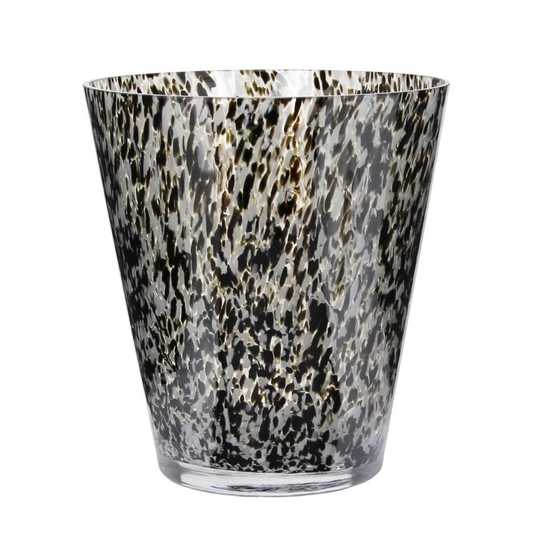 Windlicht Vase H: 26 cm | Rauchglas