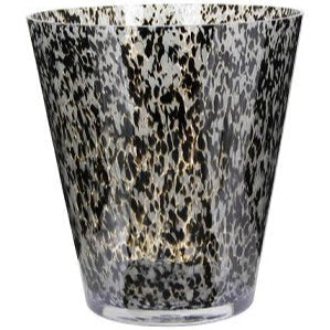 Windlicht Vase H: 32 cm | Rauchglas